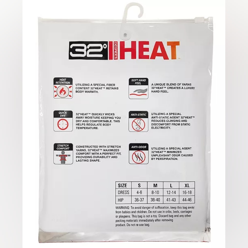 32 Degrees Women's Cozy Heat High Waisted Leggings Black - Picture 6 of 7